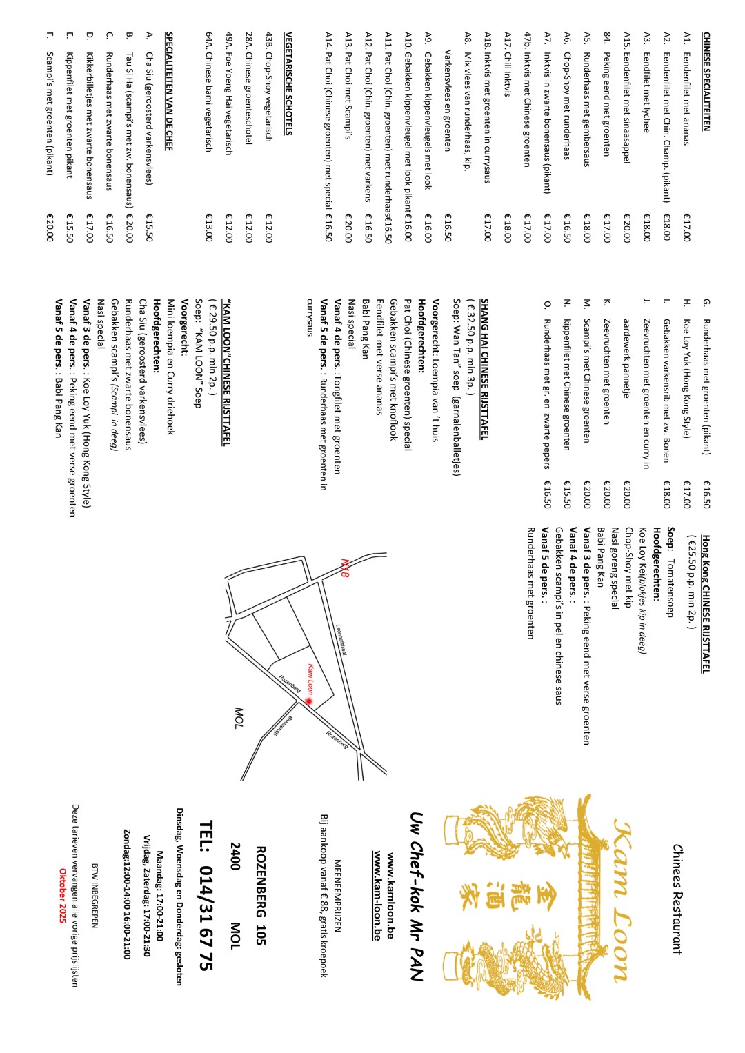 Meeneemenu 10/2025 B